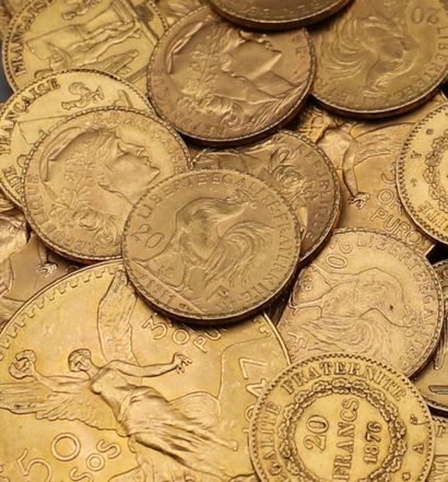 Importante collection de pièces d'or et d'argent - À HUIS CLOS