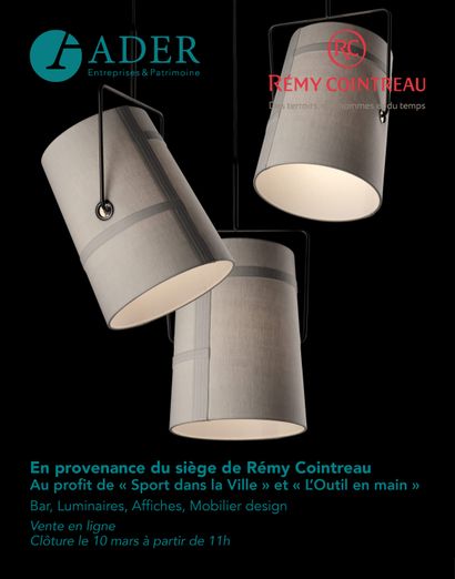 [ONLINE SALE] FROM THE HEADQUARTERS OF RÉMY COINTREAU: BAR, LIGHTING, POSTERS, DESIGNER FURNITURE