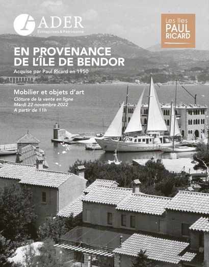 [ONLINE SALE] From the island of Bendor (Paul Ricard) : furniture, lightings and art objects