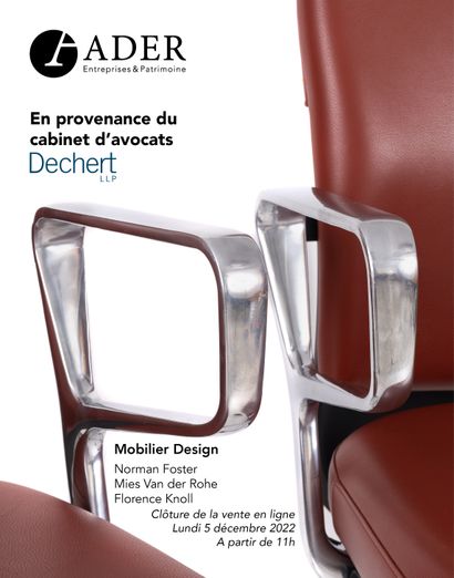 [VENTE EN LIGNE] En provenance du cabinet d'avocats DECHERT LLP : Mobilier Design