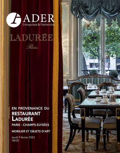 [LIVE SALE] From the restaurant Ladurée Paris - Champs-Elysées : Furniture and Works of Art