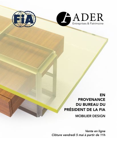 [ONLINE SALE] From the FIA President's office: Design Furniture