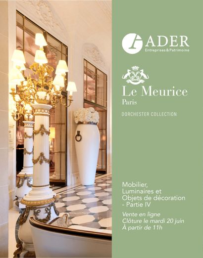 [ONLINE SALE] FROM MEURICE - PART IV: FURNITURE, LIGHTING AND DECORATIVE OBJECTS