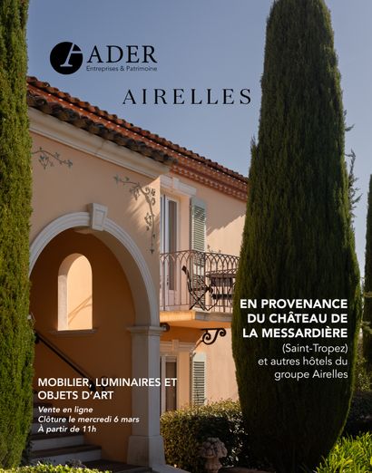 [VENTE EN LIGNE] En provenance du Château de la Messardière - St Tropez : Mobilier, Luminaires et Objets d'art