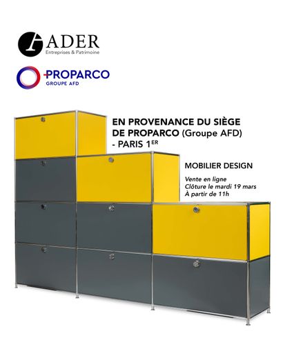 [VENTE EN LIGNE] En provenance du siège de PROPARCO (Groupe AFD) - Paris 1er : Mobilier Design