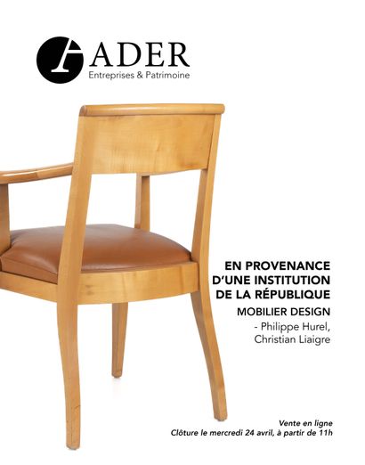 [VENTE EN PREPARATION] En provenance d'une institution de la République - Mobilier Design (Philippe Hurel, Christian Liaigre)