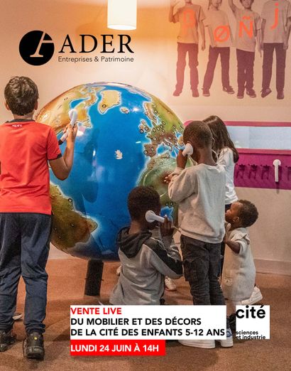 [VENTE EN PREPARATION] En provenance de la Cité des Sciences : Mobilier et décors de la cité des enfants 5-12 ans