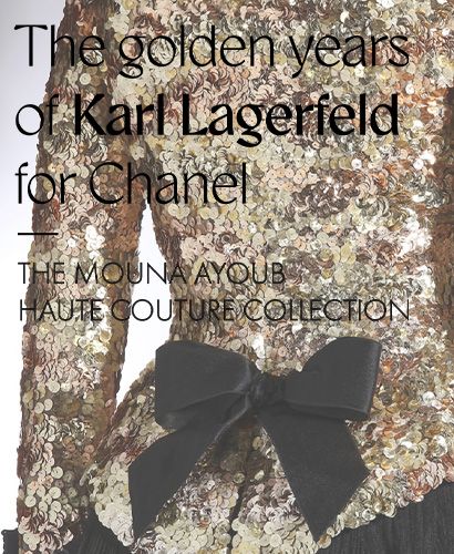 THE GOLDEN YEARS OF KARL LAGERFELD FOR CHANEL FROM THE MOUNA AYOUB HAUTE COUTURE COLLECTION