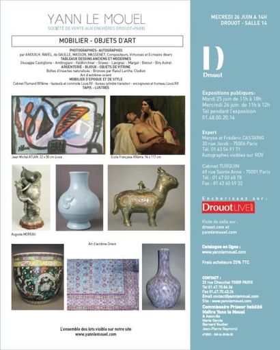 MOBILIER & OBJETS D'ART