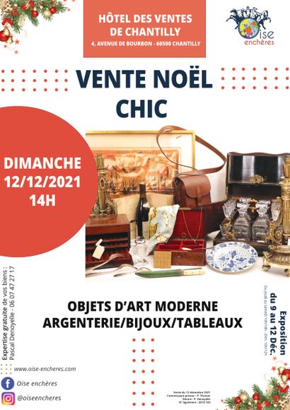 Vente de Noël Chic - Objets d'art moderne-Bijoux-Argenterie-Tableaux