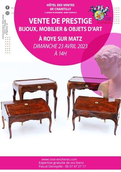 VENTE DE PRESTIGE, mobilier et objets d'art