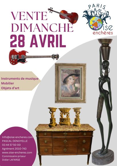 VENTE INSTRUMENTS DE MUSIQUE & MOBILIER OBJETS D'ART