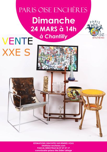 VENTE XXe, tableaux et design