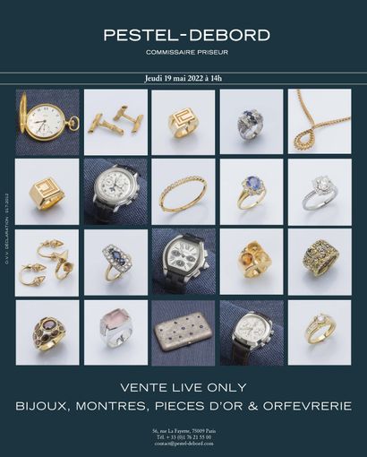 VENTE DE BIJOUX ET MONTRES LIVE ONLY