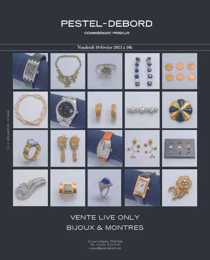 SALE OF JEWELRY AND WATCHES LIVE ONLY