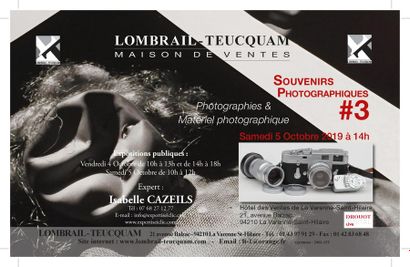 Souvenirs photographiques 3: Appareils photo, Photographies - EXPERT : Isabelle CAZEILS 