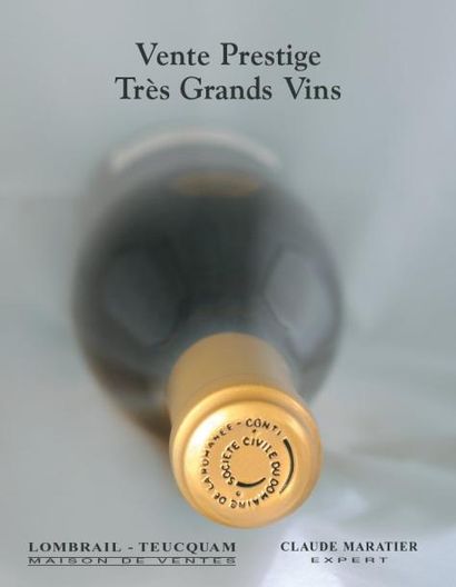 GRANDS VINS VENTE PRESTIGE - 1ere Session - Expert : C. MARATIER