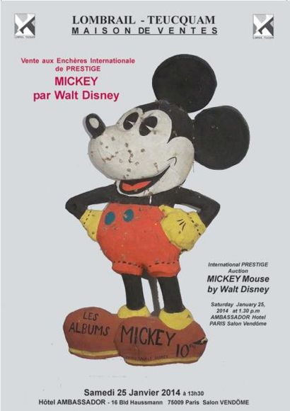 Mickey par Walt Disney  Expert : F. Theimer