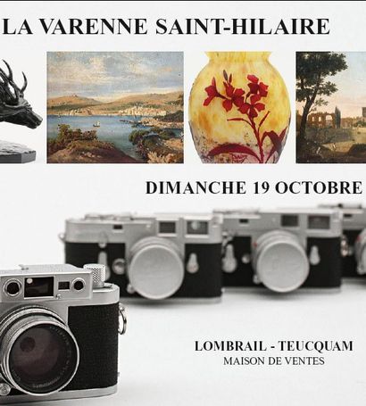 COLLECTION D'APPAREILS PHOTOS - TABLEAUX - MEUBLES & OBJETS D'ART - LA VARENNE ST HILAIRE   