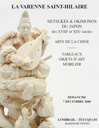 OKIMONOS ET NETSUKES EN IVOIRE - TABLEAUX - MEUBLES & OBJETS D'ART