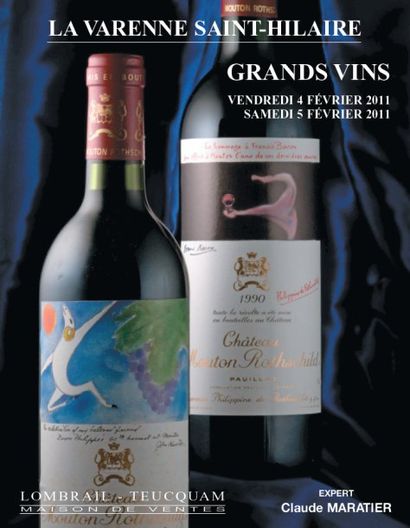 Grands vins et vieux alcools - EXPERT : C. MARATIER - HÔTEL DES VENTES DE LA VARENNE ST HILAIRE 