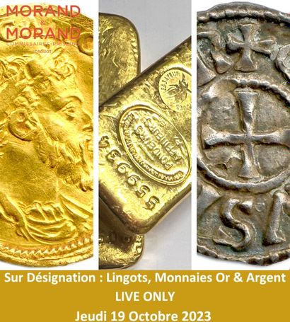 SALE - INGOTS - GOLD & SILVER COINS - BY DESIGNATION