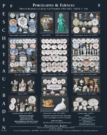 PORCELAINES & FAÏENCES