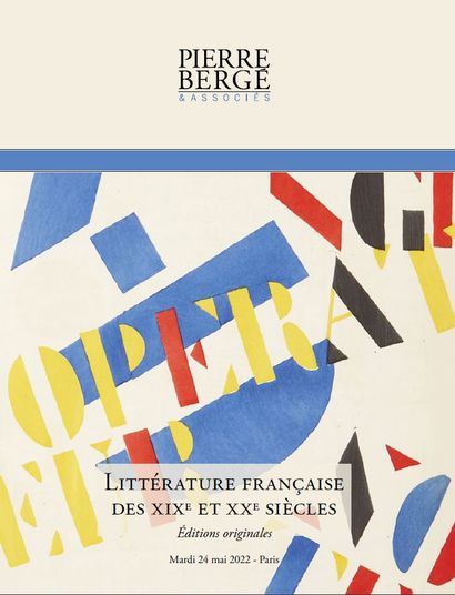 Littérature française des XIXe et XXe siècles - Éditions originales