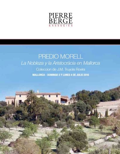 PREDIO MORELL  La Nobleza y la  Aristocracia  en Mallorca <br>Coleccion de J.M Truyols Rovira<br>Seconda parte: Lot 308 - 497