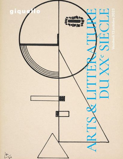 20th CENTURY ARTS AND LITERATURE : COLLECTIONS A. L., D. R., J.-J. PAUVERT AND OTHERS - BOOKS, AUTOGRAPHS AND GRAPHIC WORKS
