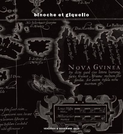 ART DE NOUVELLE-GUINEE : COLLECTION D’UN AMATEUR, CARTES GEOGRAPHIQUES ANCIENNES