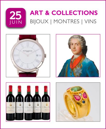 ART & COLLECTIONS | JEWELRY | WATCHES | WINES : 294 lots without reserve price