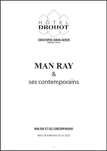 MAN RAY AND HIS CONTEMPORARIES- Part 2 : Lots 95 to 192