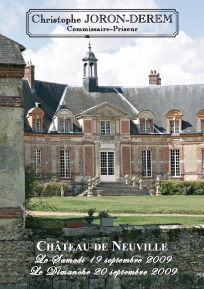 Vente Château de Neuville - Mobilier Objets d'Art