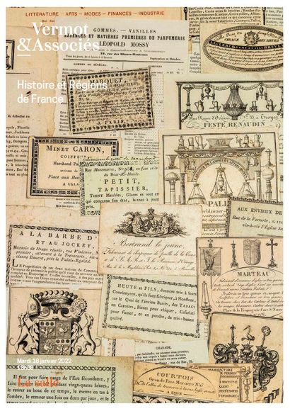 HISTORY & REGIONS OF FRANCE : Manuscripts, Documents, Archives, Prints