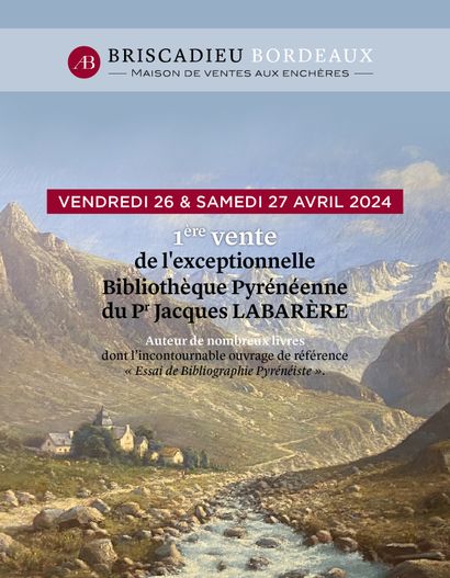 EXCEPTIONNEL ENSEMBLE DE LIVRES SUR LES PYRÉNÉES DU Pr. LABARÈRE (1ère vente)