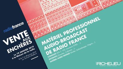 Radio France - Matériel technique (consoles, enceintes, matériel audio vintage...)
