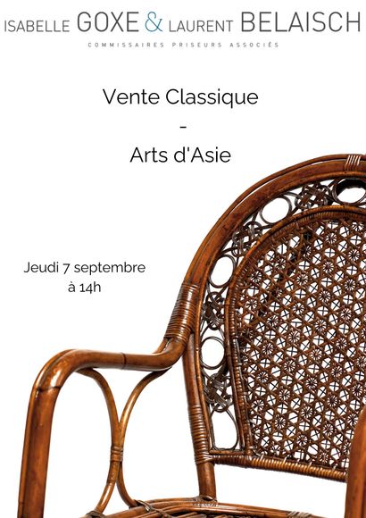 VENTE CLASSIQUE - ARTS D'ASIE EN LIVE SUR INTERENCHERES.COM