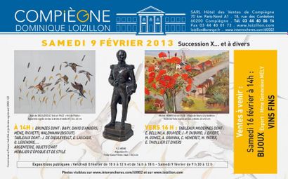 Ameublement, tableaux, objets de collection...