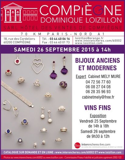 BIJOUX ANCIENS  ET MODERNES - VINS FINS