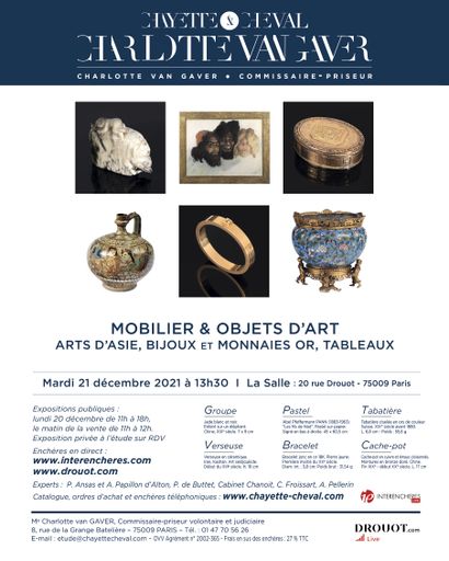 FURNITURE AND OBJETS D'ART : ASIAN ART, JEWELLERY AND COINS, PAINTINGS