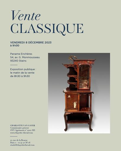 VENTE CLASSIQUE