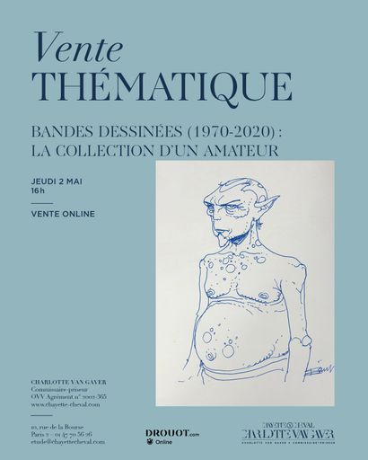 VENTE THEMATIQUE ONLINE : BANDES DESSINEES (1970 - 2020) : LA COLLECTION D'UN AMATEUR