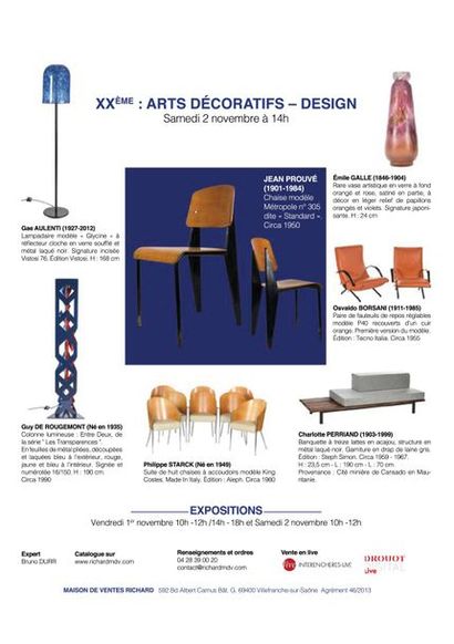 XXe : Arts décoratifs, Design