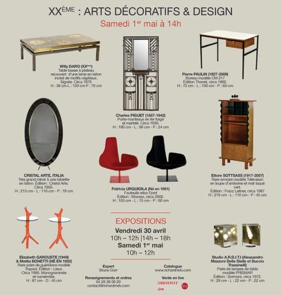 XXe : Arts décoratifs - Design
