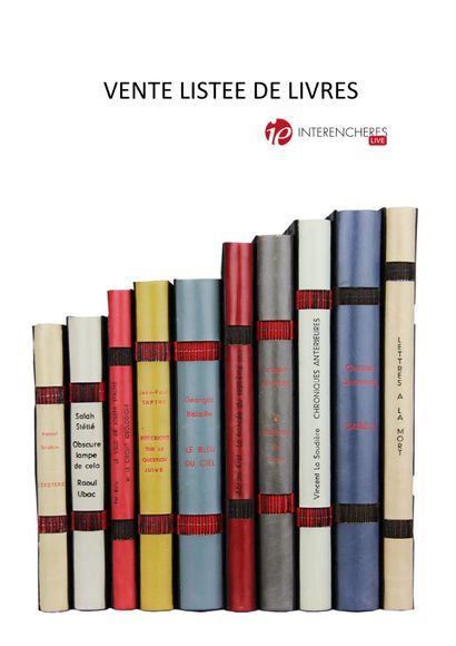 Vente listée de livres