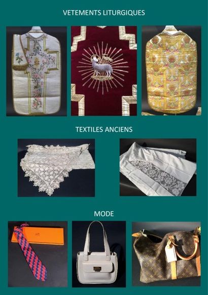 Textiles anciens, vêtements liturgiques et mode