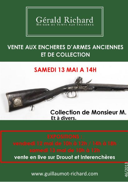 Vente d'une collection d'armes (partie 2) 