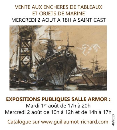 Peinture - Objets de marine : Collections de Monsieur L. et  divers 