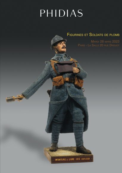 SOUVENIRS D'UN OFFICIER D'ARTILLERIE (Documents, Livres, Uniformes, Tableaux, Gravures...) - FIGURINES ET SOLDATS DE PLOMB